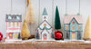 VILLAGE CHRISTMAS PAPER CHURCH DECORATION