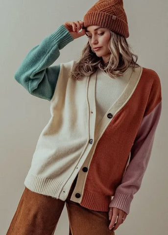 Multi Cardigan Sweater