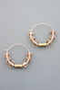 Topaz Glass Hoops