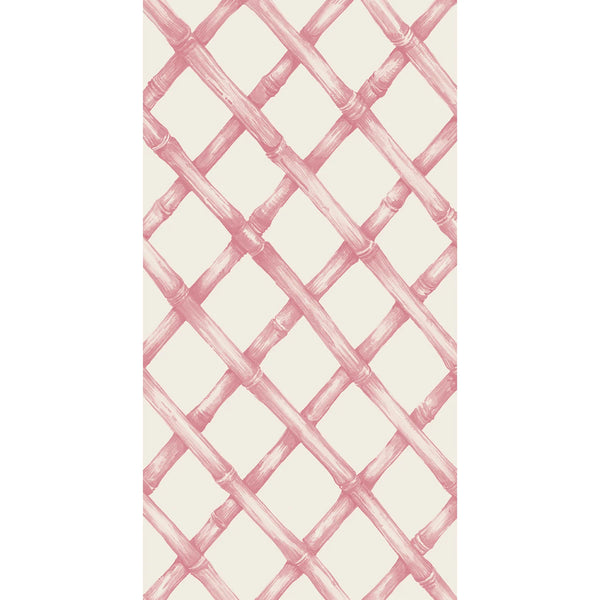 PINK LATTICE GUEST NAPKIN