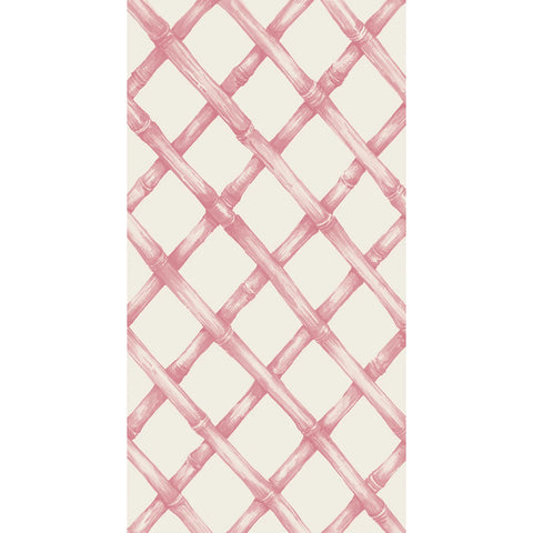 PINK LATTICE GUEST NAPKIN