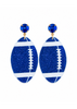 Acrylic Football Earrings