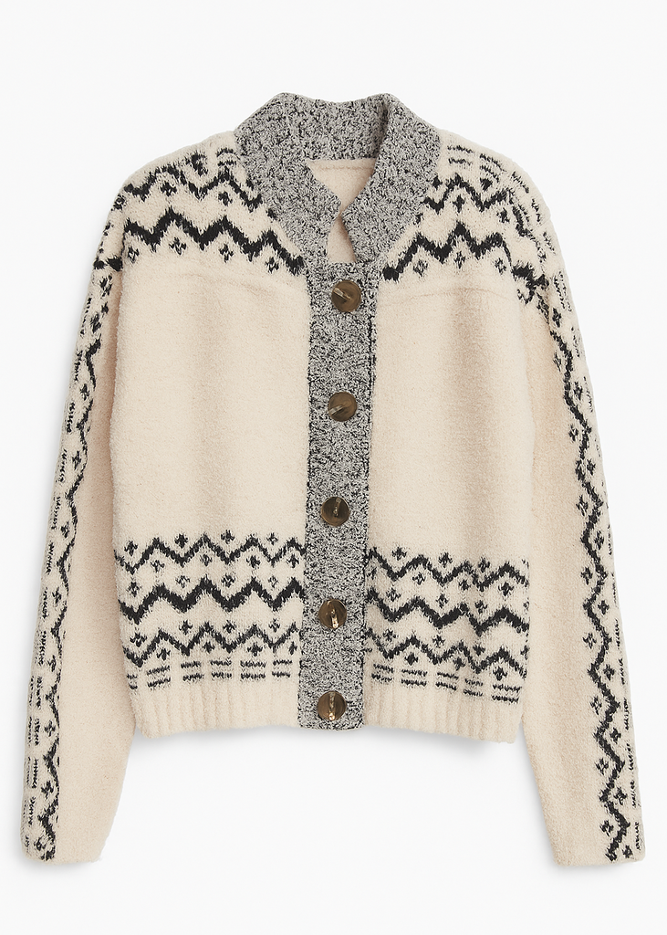 Aztec Fuzzy Cardigan