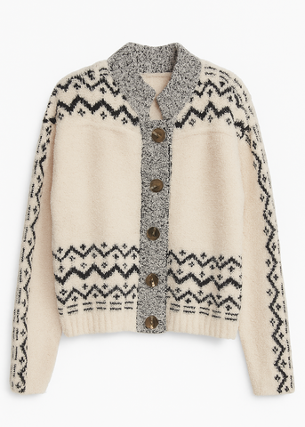 Aztec Fuzzy Cardigan