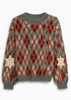 Arygle Patch Sweater