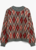 Arygle Patch Sweater