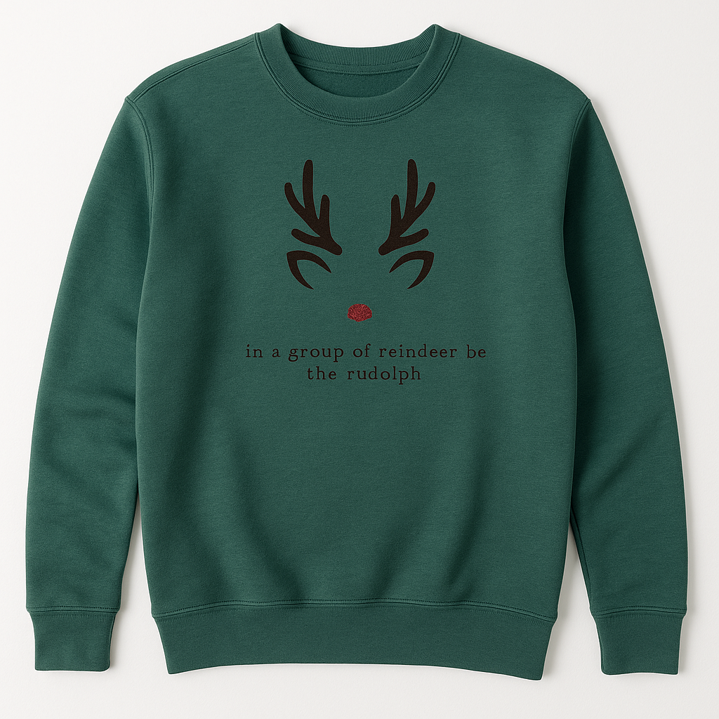 Rudolph Glitter Sweatshirt