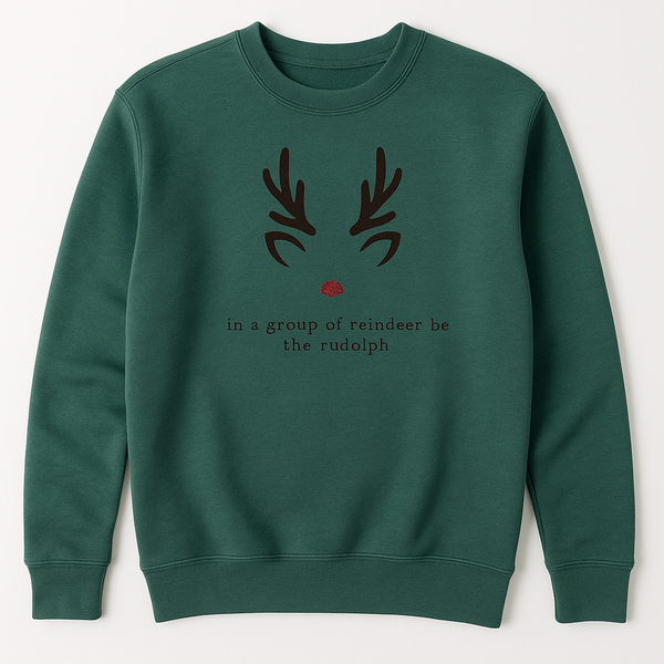 Rudolph Glitter Sweatshirt