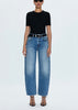 WES HIGH RISE BARREL JEAN - SPECTACLE