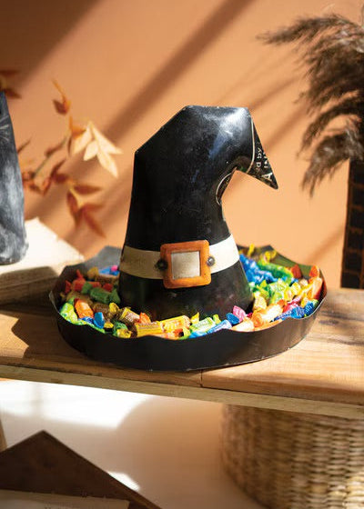 Recycled Iron Halloween Witch Hat