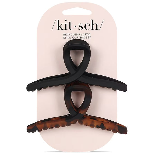 Large Loop Claw Clips 2pc - Recycled Plastic