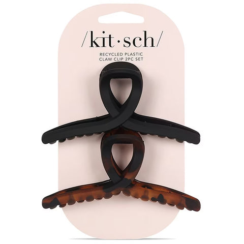 Large Loop Claw Clips 2pc - Recycled Plastic