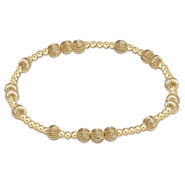 Hope Unwritten Dignity 5mm Bead Bracelet- Gold