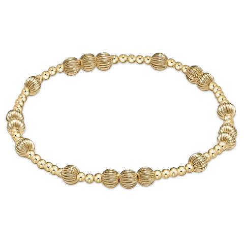 Hope Unwritten Dignity 5mm Bead Bracelet- Gold