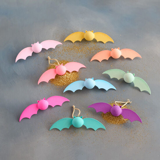 Rainbow Bat Ornaments