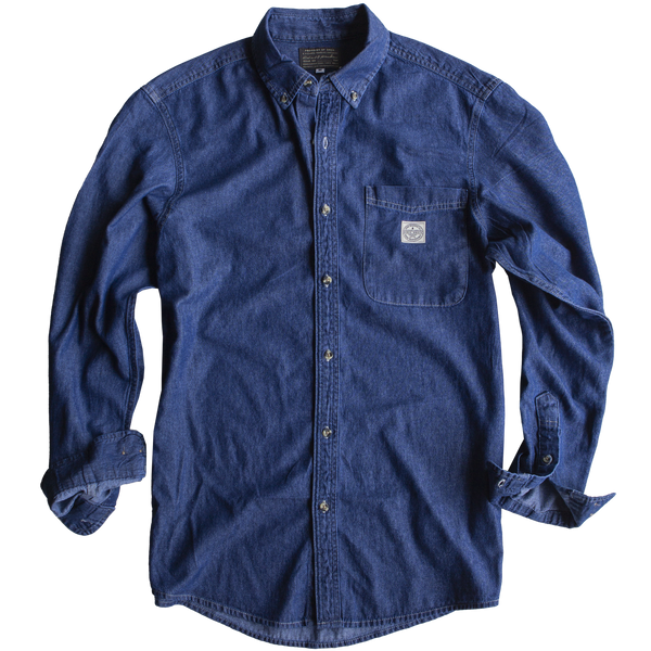 RANCH DENIM BUTTON DOWN (DEEP INDIGO)