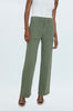 Nicole Full Length Wide Leg Pant- Soft Olive