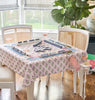 Instructional Mahjong Tablecloth