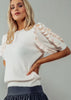 Ruffled & Ribbed Top