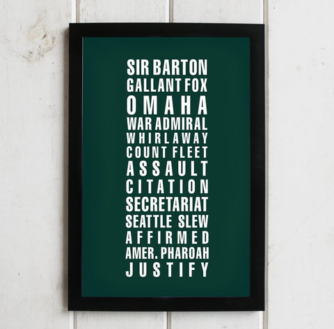 THRITEEN LEGENDS PRINT