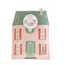 VILLAGE CHRISTMAS HOUSE SHAPED PLATE