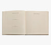 Wedding Journal - Champagne Goatskin Leather