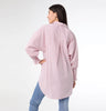 Tianna Striped Tunic Top with Cinched Sleeve
