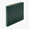Guest Book - Green Traditional Leather