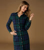 Harris Maxi Dress - Black Watch Plaid