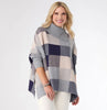 Loren Colorblock Poncho