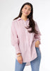 Tianna Striped Tunic Top with Cinched Sleeve