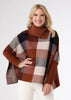 Loren Colorblock Poncho