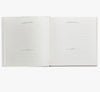 Wedding Journal - White Napa Cowhide Leather