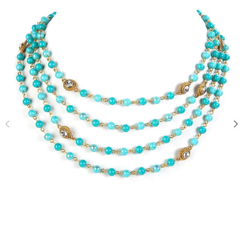 Magdalena - 6mm Vintage Turquoise (Beads Only)