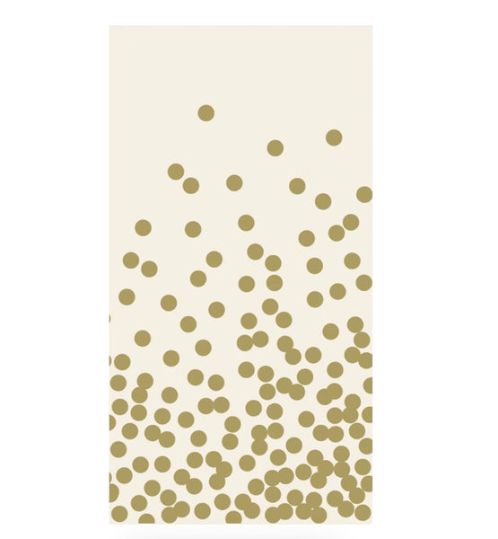 GOLD CONFETTI GUEST NAPKINS
