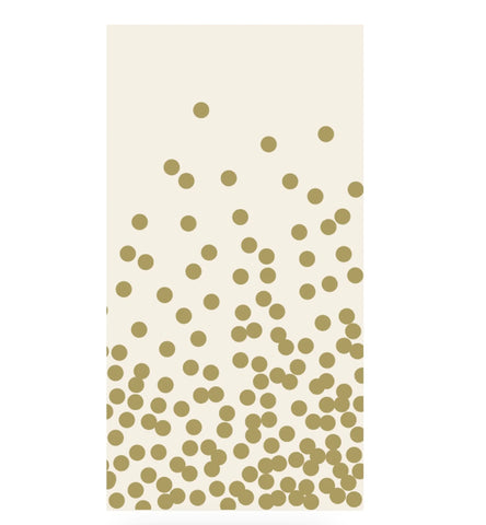 GOLD CONFETTI GUEST NAPKINS