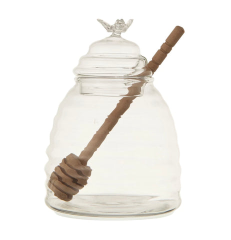 Honey Jar with Honey Dipper