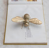 Resin Bee, Gold Finish