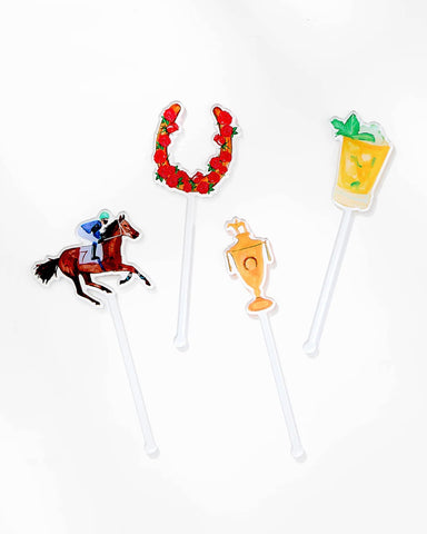 Acrylic Stir Sticks | Kentucky Derby