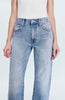 LEXI MID RISE BOWED STRAIGHT JEAN - BOWIE