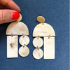 NATURAL HORN MOBILE EARRINGS