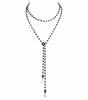 Peace Cross Beaded Lariat