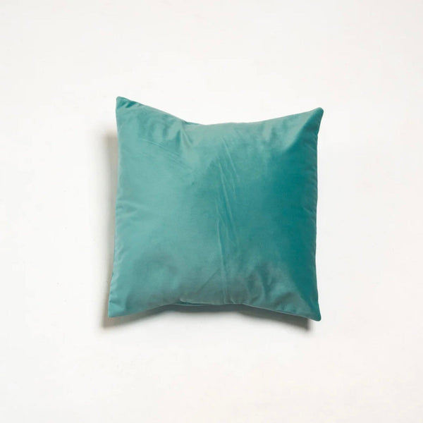 Aqua Velvet Pillow