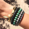 Black and Turquoise Wrap Bracelet
