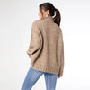 Joyce Marled Long Sleeve Mock Neck Sweater