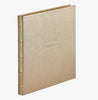 Wedding Journal - Champagne Goatskin Leather