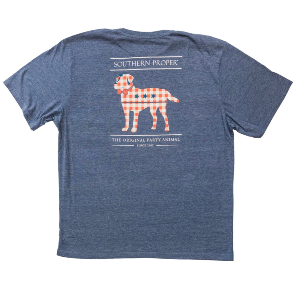 PLAID LAB SS TEE