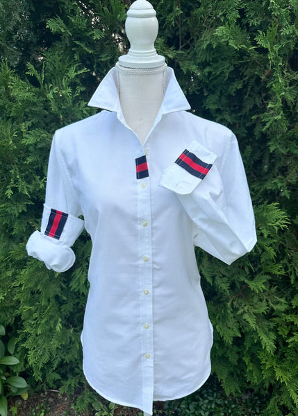 Casie2 White Oxford Shirt