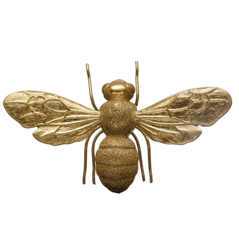 Resin Bee, Gold Finish