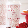 CHRISTMAS RED BOW TO GO CUPS